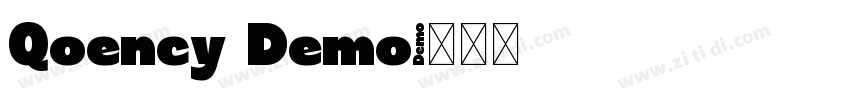 Qoency Demo字体转换